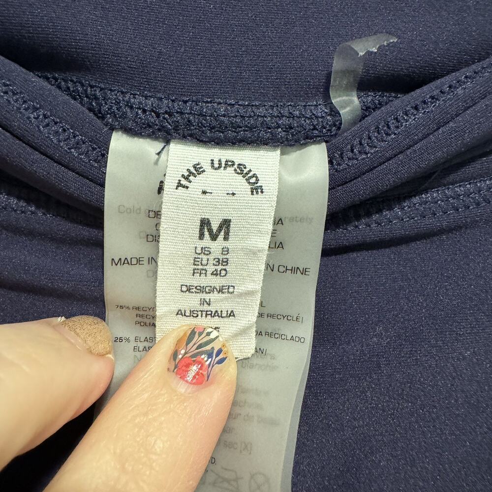 The Upside Navy Blue Legging Joggers High Waisted Size Medium - Picture 4 of 5